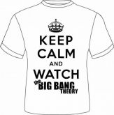 Keep Calm The Big Bang Theory Branca